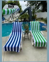 Chaise Chair Towel Cover Lounge Chair