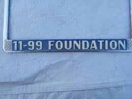 99 foundation license plate frame ebay