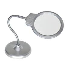 Yoctosun Magnifying Glass With Light And Stand 2 X 5x Hands Free Magnifier With 2 Led Lamp And Large 5 5 Inch Lens Desktop Magnifying Desk Lamp Lamp Magnifier