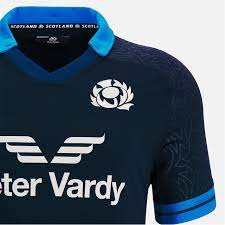 macron scotland home rugby shirt 2022