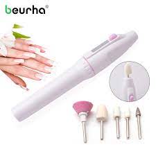 Introducing electric manicure nail drill grinder. Professional 5 In 1 Nail Files Pedicure Machine Nail Drill Bits Kit Electric Manicure Drill Machine Nail Polishing Mill File Electric Manicure Drills Aliexpress