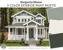Green Gray Exterior Paint Colors