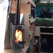 Vanlife Log Campervan Fireplace Test