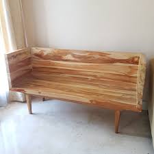 Bangku kayu minimalis untuk bersantai di ruang tamu. Jual Kursi Kayu Jati Minimalis Perabotan Rumah Di Carousell