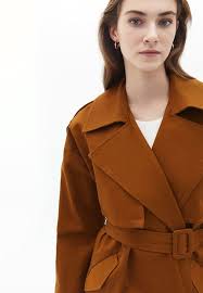 Brown Oversize Trenchcoat With Belt