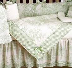 sage french toile baby bedding 9pc