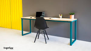 How to build a live edge desk. Modern Plywood Desk With Metal Legs