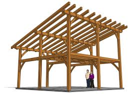 24 24 shed roof plan with loft timber