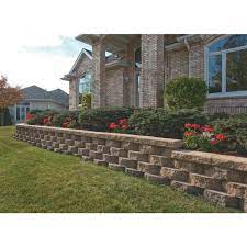 Rockwood Retaining Walls Mini 3 In H X 8 In W X 9 In D Brown Concrete Wall Cap 104 Pieces 69 Linear Ft Pallet