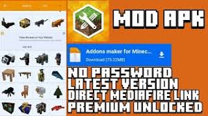 Advertisement platforms categories 1.12 user rating8 1/3 play the popular computer game wherever you are with minecraft pocket edition. Addons Maker For Minecraft Mod Apk Premium Unlocked Download App Link In The Description Youtube