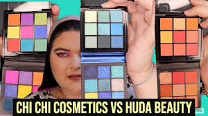 chi chi cosmetics vs huda beauty