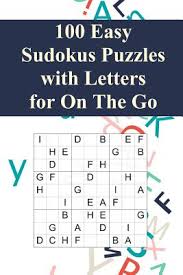 100 easy sudoku puzzles with letters