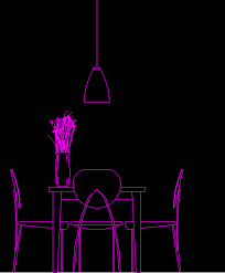 Dining Table In Autocad Cad