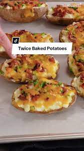 Twice Baked Potatoes Chloe S Tray gambar png