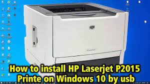 Once the installation file is ready, you can start running it. How To Install Hp Laserjet P2015 Printer On Windows 10 By Usb Youtube