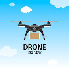 drone delivery concept copter or