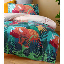 Big Dinosaurs Quilt Cover Set Glow In
