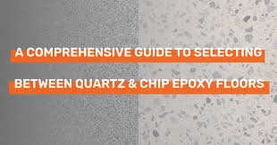 quartz vs chip epoxy floors