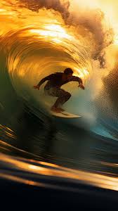 wave surfing 4k wallpaper iphone hd