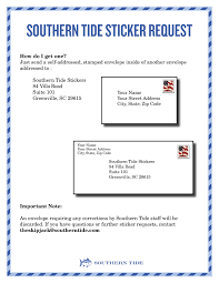 Free Sticker Request Southern Tide