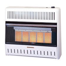 dual fuel infrared radiant wall heater