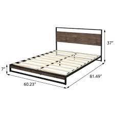 Wood Slats Modern And Simple Bed Frame