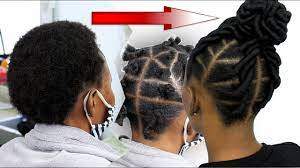 Check out the ideas at the right hairstyles. African Threading Top Bun With Brazilian Wool Tutorial Youtube