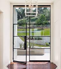 Black Framed Steel Glass Doors