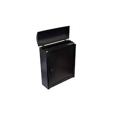 Leece Wall Mounted Mailbox In Black