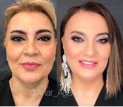 makeup artist makes clients look