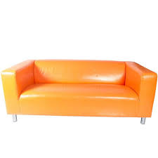 Vintage Orange Sofa At 1stdibs