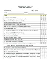 Ohs Audit Checklist Template Vehicle Safety Inspection