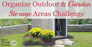 Organize Outdoor Garden Storage Areas