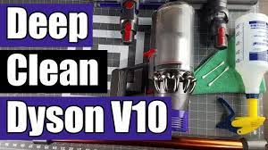 how to deep clean maintain dyson v10