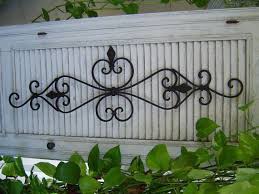 Large Black Architectural Iron Wall