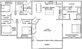 60x30 House 4 Bedroom 2 Bath 1800 Sq Ft