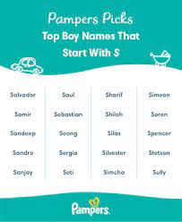 top baby boy names that start with s