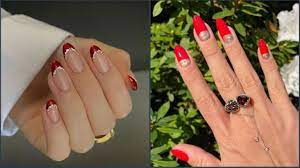 15 red bridal nail art designs for 2023