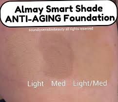 Almay Smart Shade Anti Aging Foundation Spf 20 Swatches Of Shades Review Coming Soon