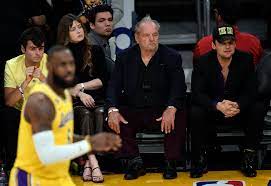 lakers courtside for playoff game