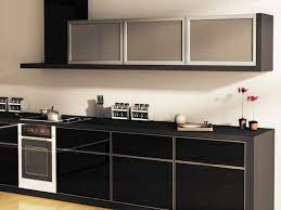 Aluminum Frame Glass Kitchen Cabinet