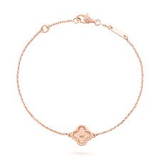 sweet alhambra bracelet 18k rose gold