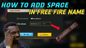Immortal tv 2.533 views2 months ago. New Trick How To Give Space In Free Fire Name How To Add Space In Free Fire Name Monavi Yt Youtube