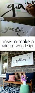 painted wood signs diy projects