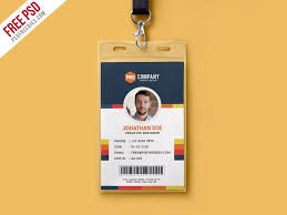 Creative Office Identity Card Template Psd Psdfreebies