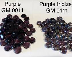 purple glass stones