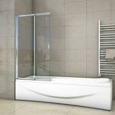 Modern Sliding Shower Screen Over Bath