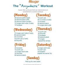 The Anywhere Workouts 7 Day Workout