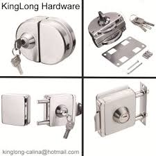 Stainless Steel Glass Door Lock