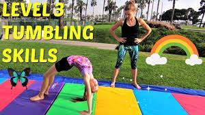 level 3 gymnastics floor tumbling skill